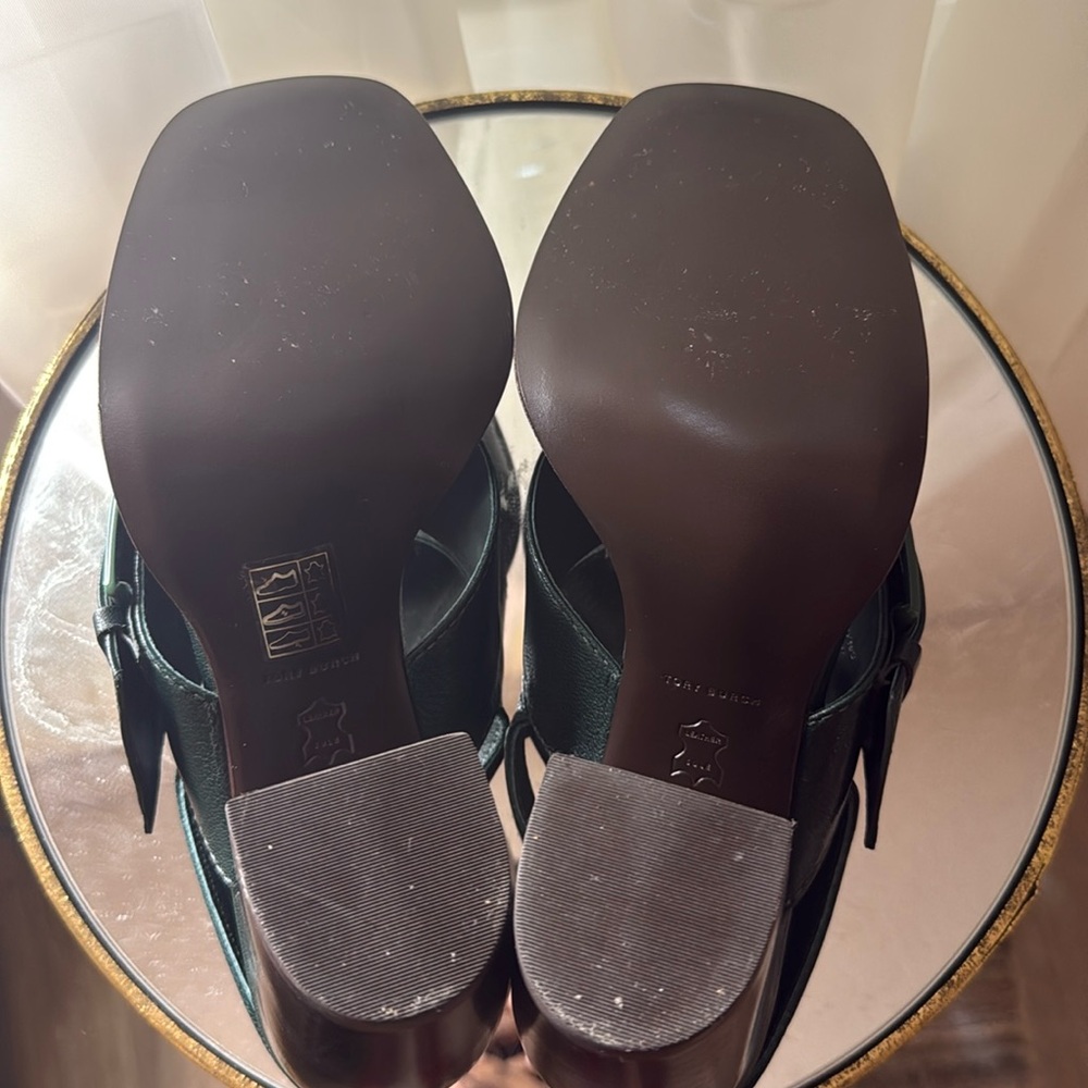Tory Burch Banana Heel Sandal 80MM Size 10 - Picture 5 of 6